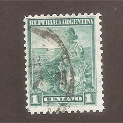 ARGENTINA 1899(111A) LIBERTAD SENTADA  12,25x12,25  USADA