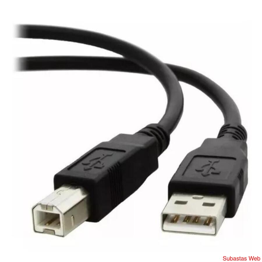 Cable USB A/B 2.0 para Impresoras 1.85 Metros