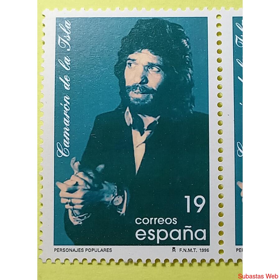 Sello Postal. España. Personajes Populares. Camarón de la Is