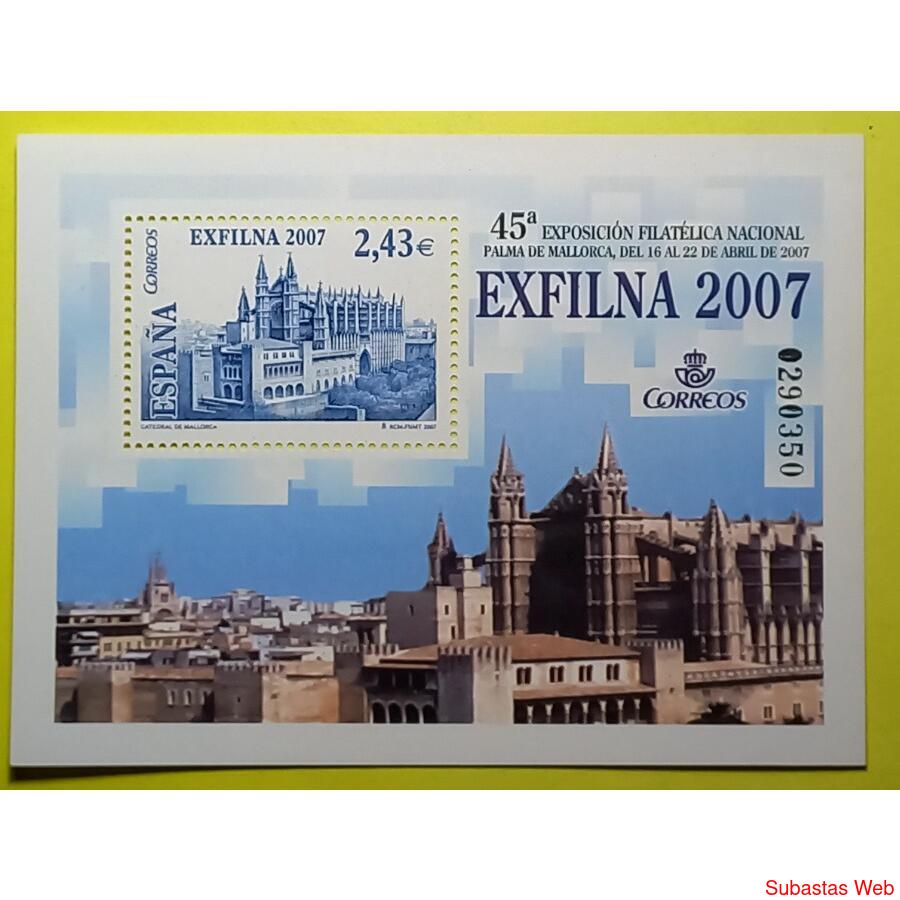 Sello Postal España. Exposición Filatélica Nacional  2007