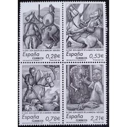 Sello Postal. España. IV Centenario Publ. Don Quijote