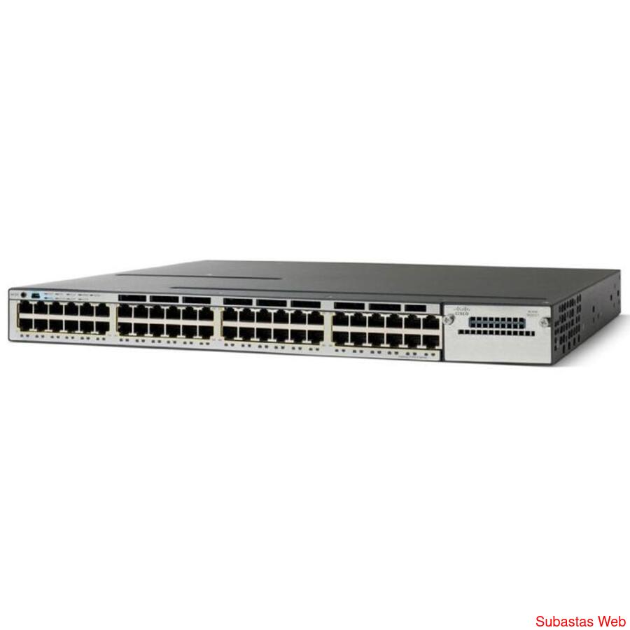 Switch Cisco 3750X - 48P - 48 puertos Giga POE