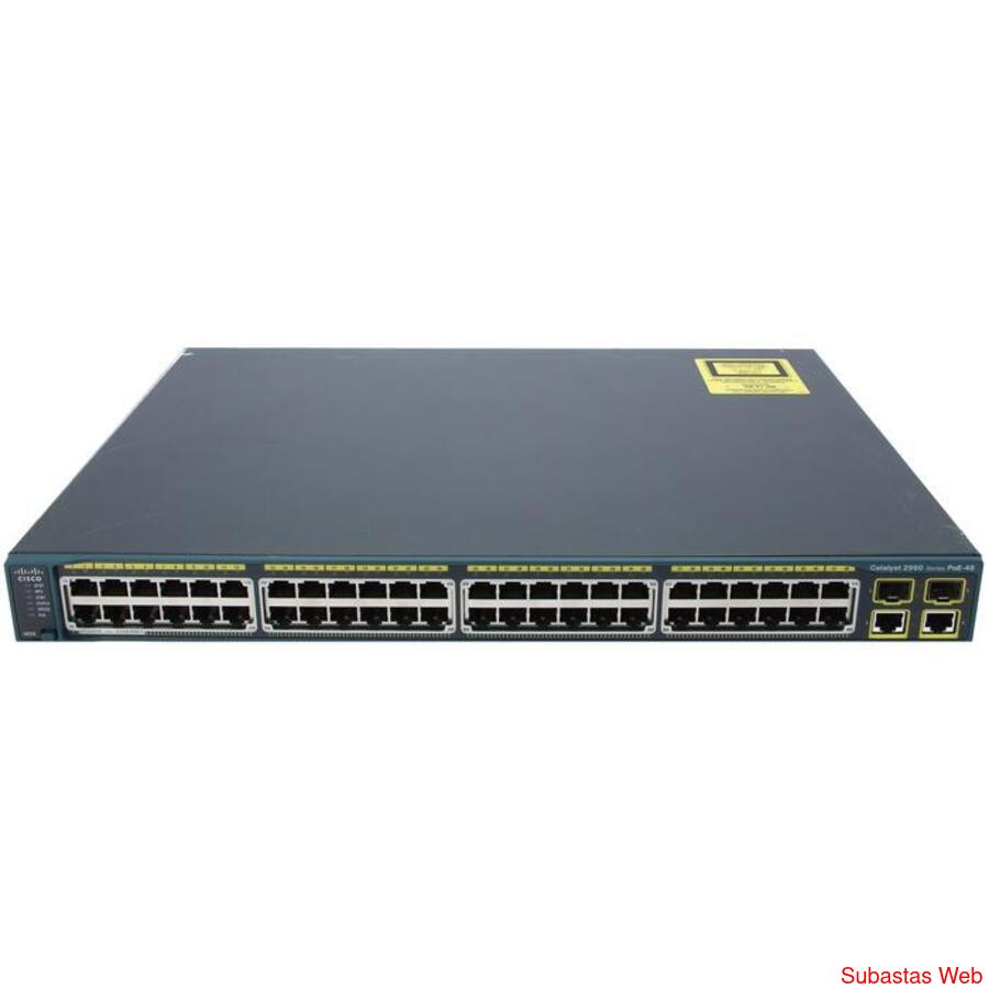 Switch Cisco Catalyst 2960-48PST-L - 48 Puertos 10/100 PoE