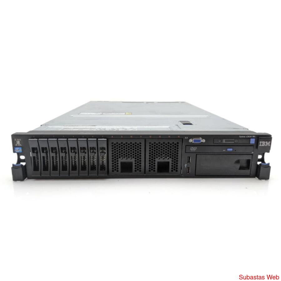 Servidor IBM X3650 M4 2x E5-2620 2.0 256GB 2x 600GB SAS 2.5