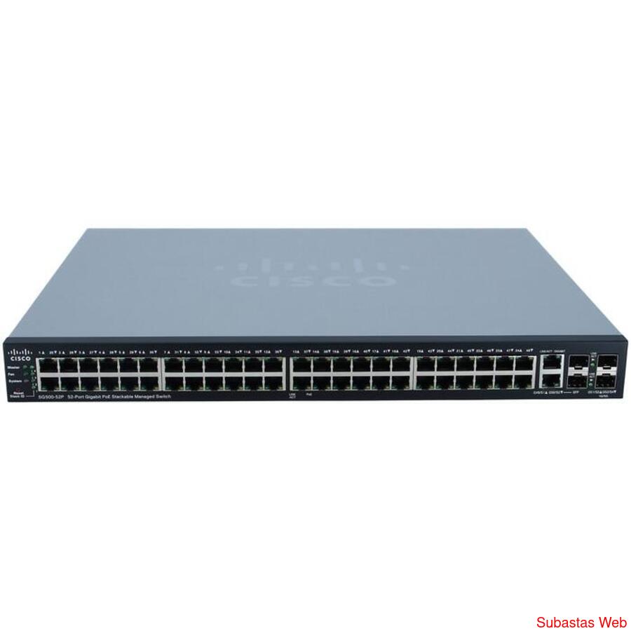 Switch Cisco Small Business SG500-52P 52 puertos Giga PoE