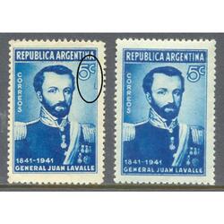 ARGENTINA GJ854c LAVALLE SELLO NUEVO VARIEDAD CATALOGADA $15