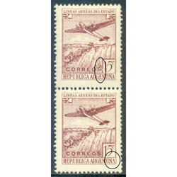 ARGENTINA GJ931 LADE PAREJA MINT CON VARIEDADES DE IMPRESIÓN