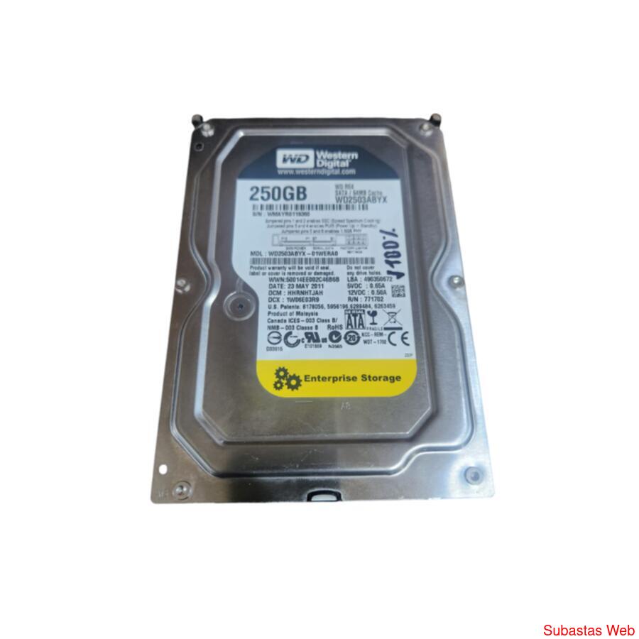 Disco Rigido Western Digital SATA 250 GB 3.5 - WD2503ABYX