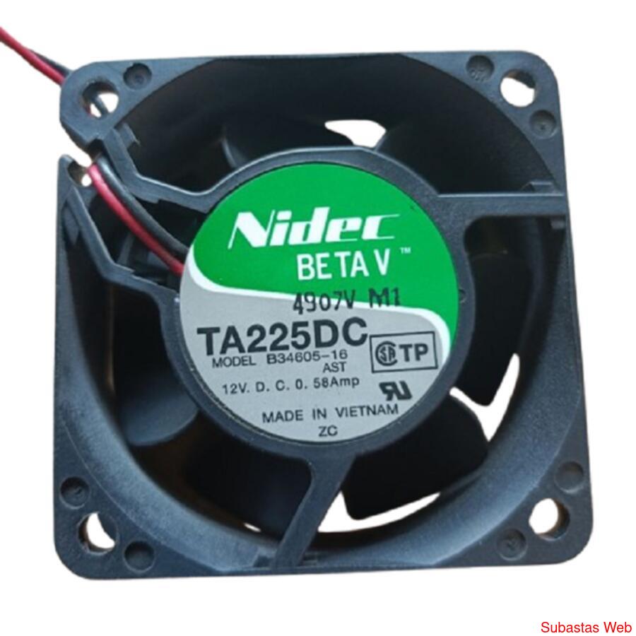 Cooler Nidec Beta V 6cm x 6cm x 2.5cm 12V 0.58A