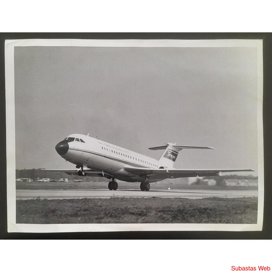 1970.  PHOTO PRESS 1er VUELO DEL BAC-ONE ELEVEN 475 JETLINER