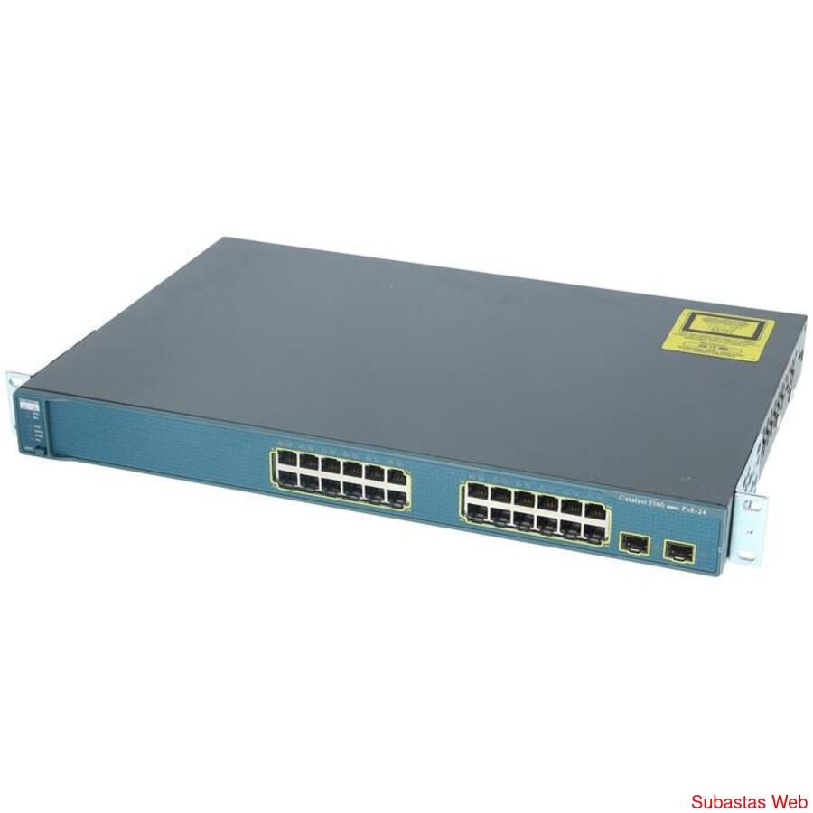 Switch Cisco Catalyst WS-C3560-24PS - 24 Puertos 10/100 PoE