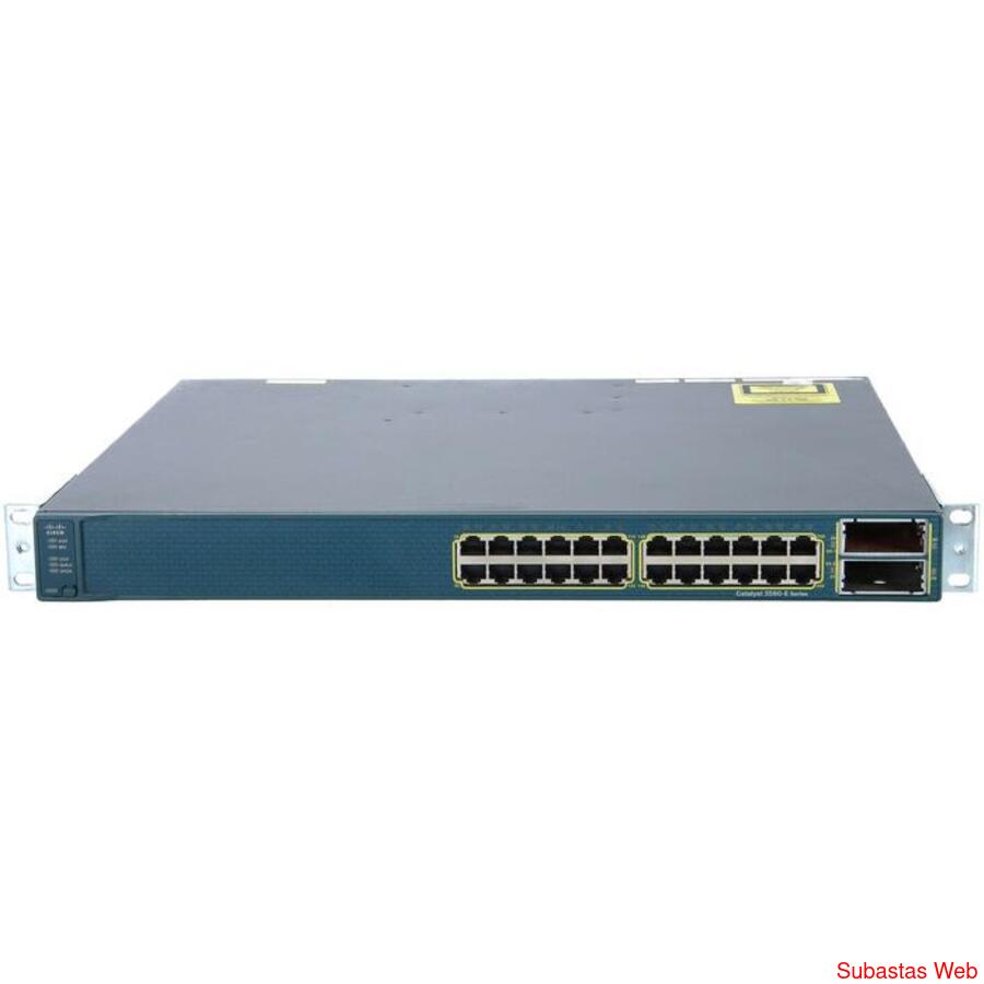 Switch Cisco Catalyst WS-C3560E-24TD - 24 Puertos Gigabit