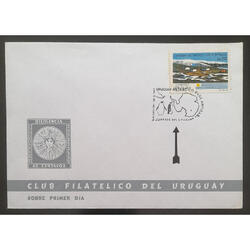 URUGUAY 1987 ANTIGUO SOBRE URUGUAY ANTÁRTICO *BASE ARTIGAS*