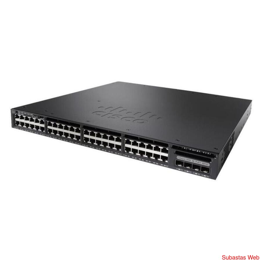 Switch Cisco Catalyst 3650 48 PoE  4x1G SFP+