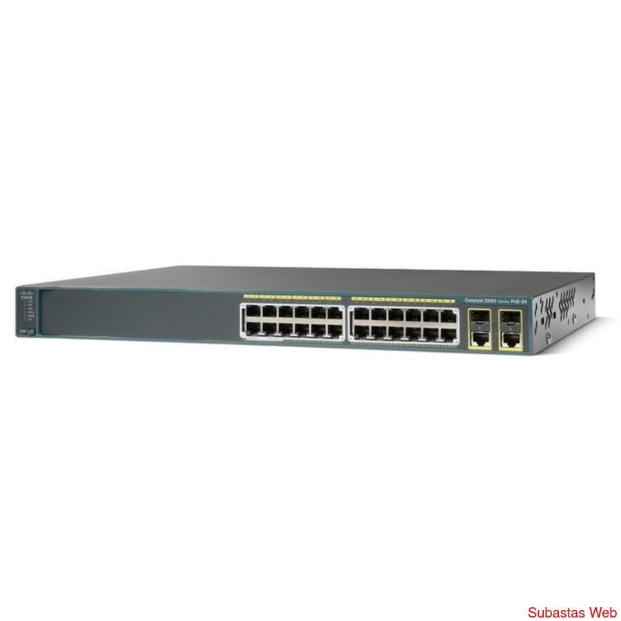 Switch Cisco Catalyst 2960-24PC-L - 24 Puertos 10/100 PoE