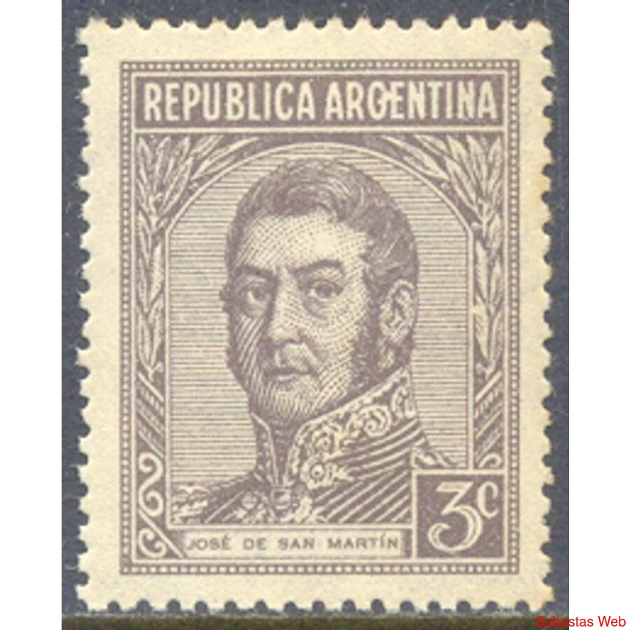 ARGENTINA GJ783 MINT RARISIMA FILIGRANA RAYOS RECTOS U$25