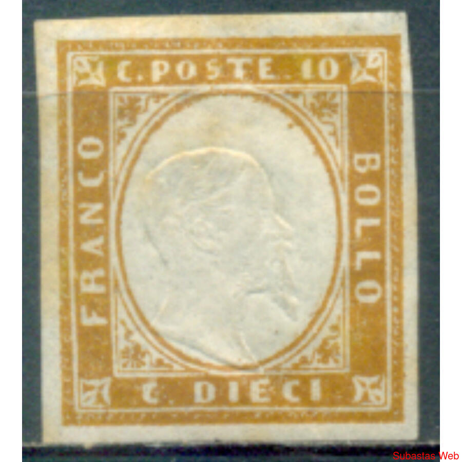 ITALIA SARDINIA 1855 ESTADO ITALIANO *VICTOR EMMANUEL II*