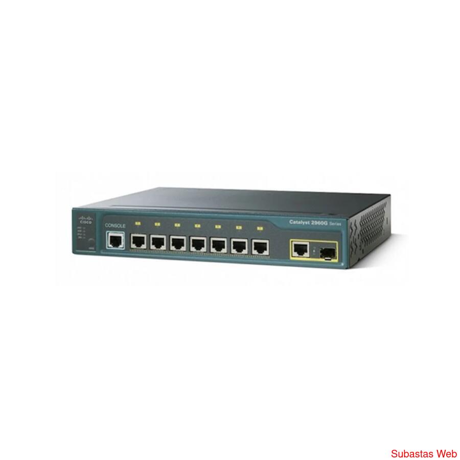 Switch Cisco Catalyst 2960G-8TC-L (8 puertos Giga)