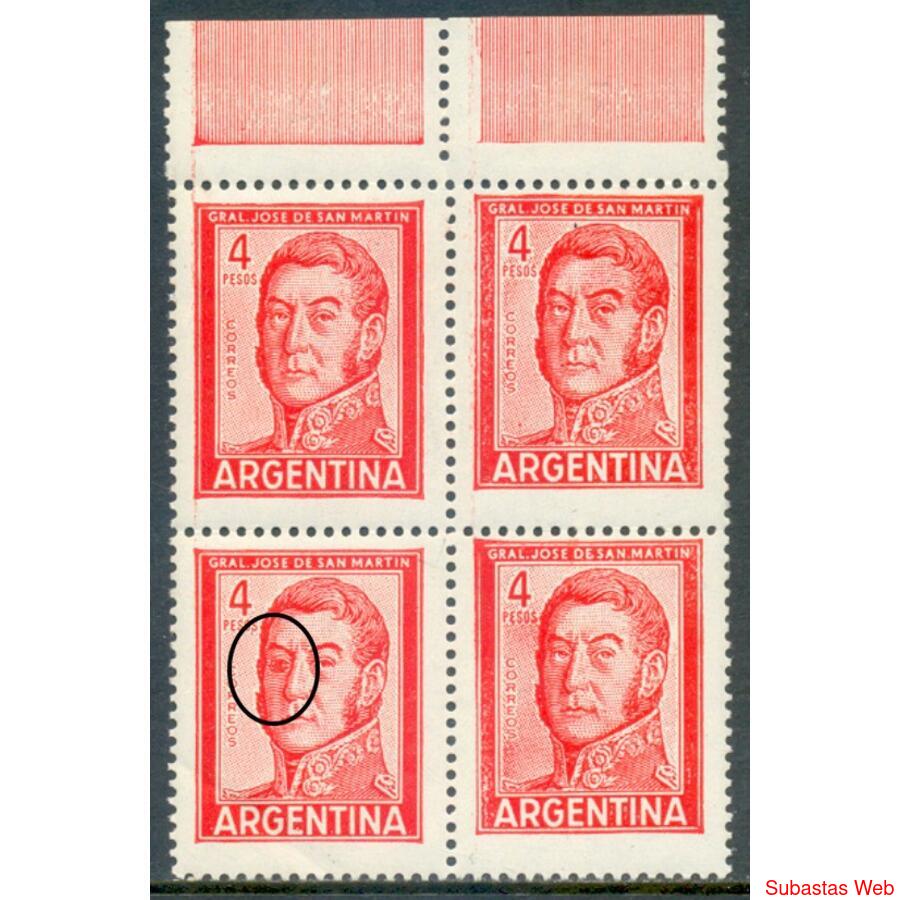 ARGENTINA GJ1139A CUADRO MINT PAPEL SATINADO + GRAN VARIEDAD