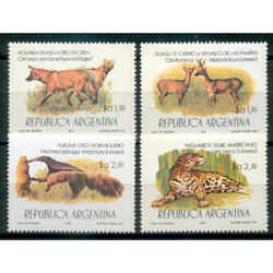 ARGENTINA GJ2095/2098. PROTECCIÓN FAUNA. SERIE MINT U$3.00