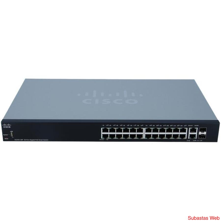 Switch Cisco Small Business SG250-26P 28 puertos Giga PoE