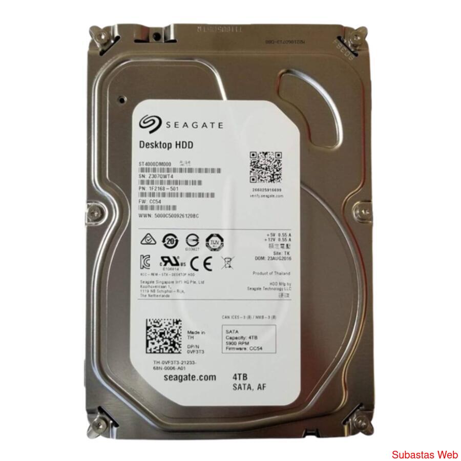 Disco Rigido SATA 3.5 4Tb Seagate