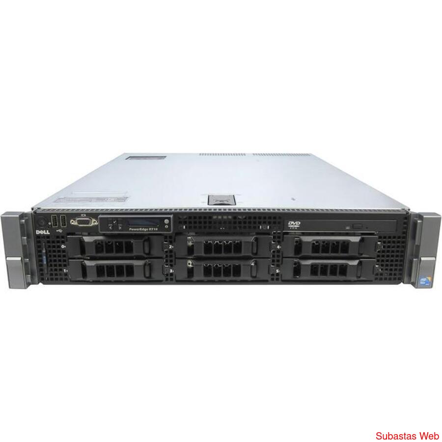 Servidor Dell R710 2x E5506 2,13ghz 64GB 2x 600Gb 10k 2.5