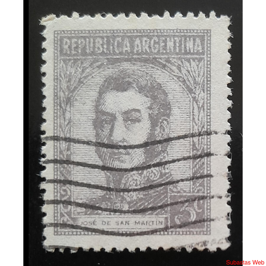 ARGENTINA GJ741. SAN MARTÍN VARIEDAD DOBLE IMPRESIÓN. VER!!!