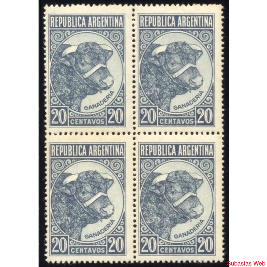 ARGENTINA GJ884 CUADRO MINT FILIGRANA RR DIFUSOS. U$18.00