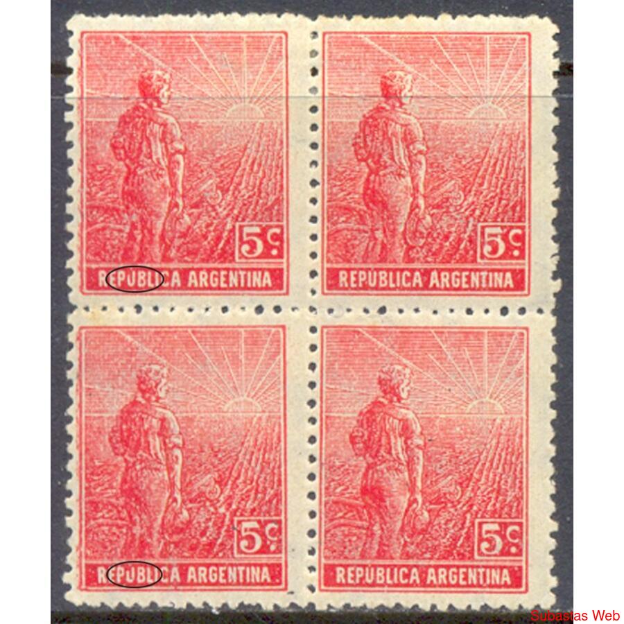 ARGENTINA GJ342 LABRADOR CUADRO NUEVO CON DOBLE VARIEDAD!!!