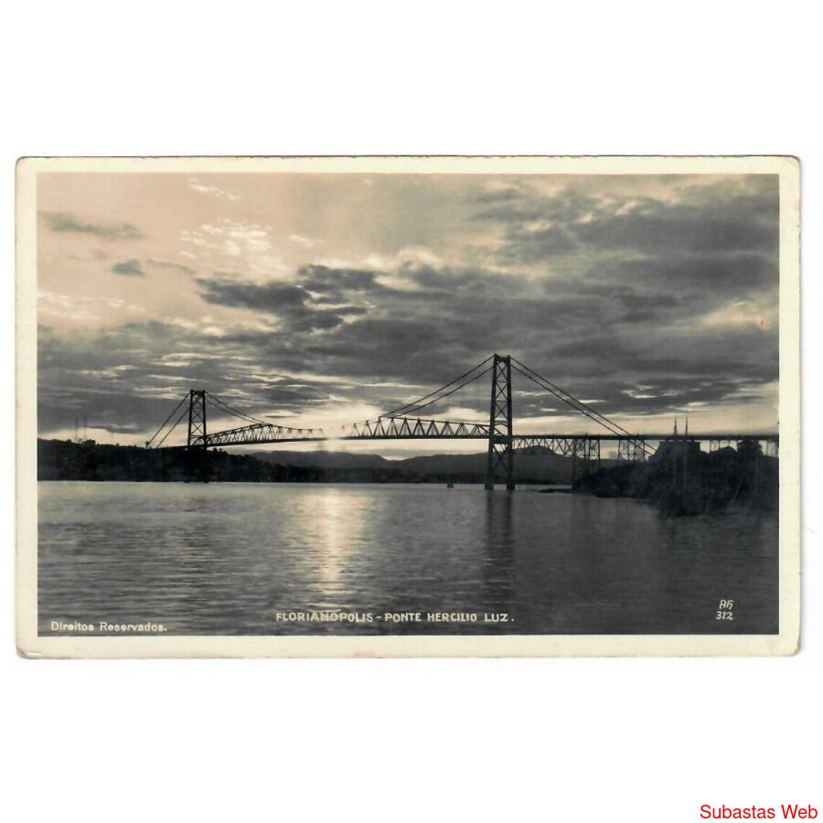 BRASIL • FLORIANÓPOLIS • PONTE HERCILIO LUZ • 1940
