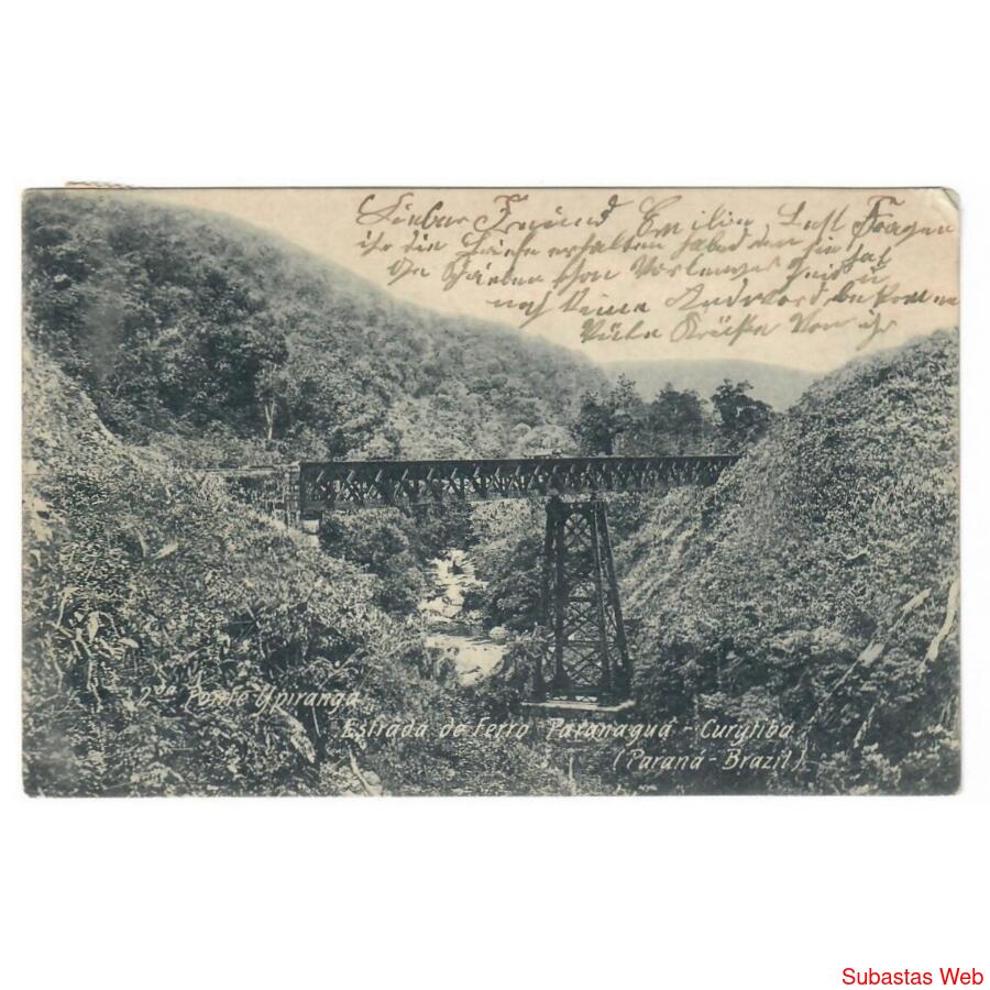 BRASIL • Paraná • Ponte Ypiranga • 1910