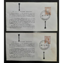 1942 RAROS SOBRES CON GOMIGRAFO **DÍA DE LA INDUSTRIA**