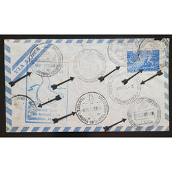 1958 TREMENDO SOBRE 1er VIAJE TURÍSTICO A LA ANTÁRTIDA. VER!