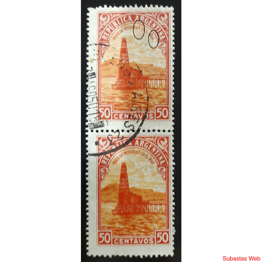 ARGENTINA GJ759 a + b. PAREJA DOBLE VARIEDAD CATALOGADA U$15
