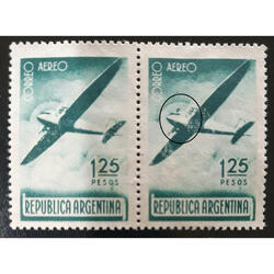 ARGENTINA GJ848b AÉREO PAREJA NUEVO VARIEDAD CATALOGADA U$15