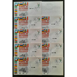 SALTA 1985. 9 RAROS SOBRES *CAMPEONATO MUNDIAL DE MOTOCROS*