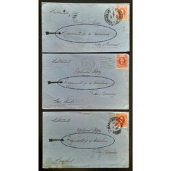 1923/26. LOTE DE 4 SOBRES AL *REGIMIENTO DE CABALLERÍA S.L.*