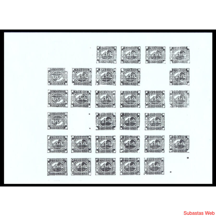 PROVINCIA Bs As BARQUITOS REIMPRESIÓN DE M. PALEY 30 CLISES