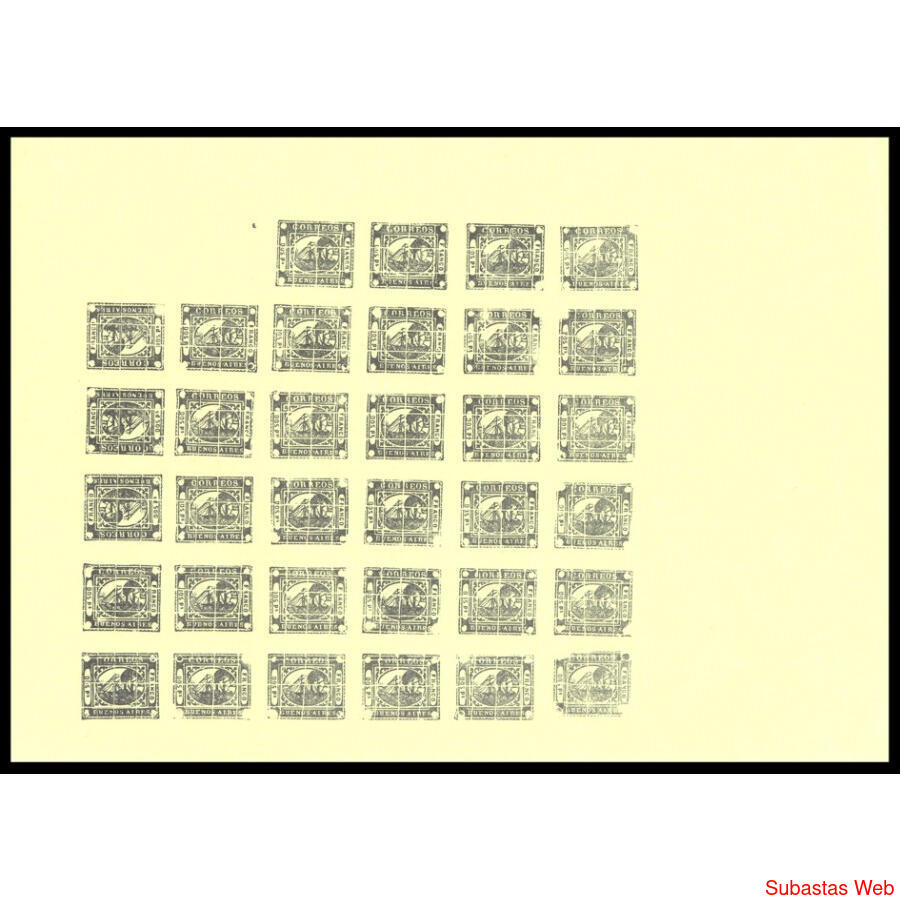 PROVINCIA Bs As BARQUITOS REIMPRESIÓN DE M. PALEY 34 CLISES