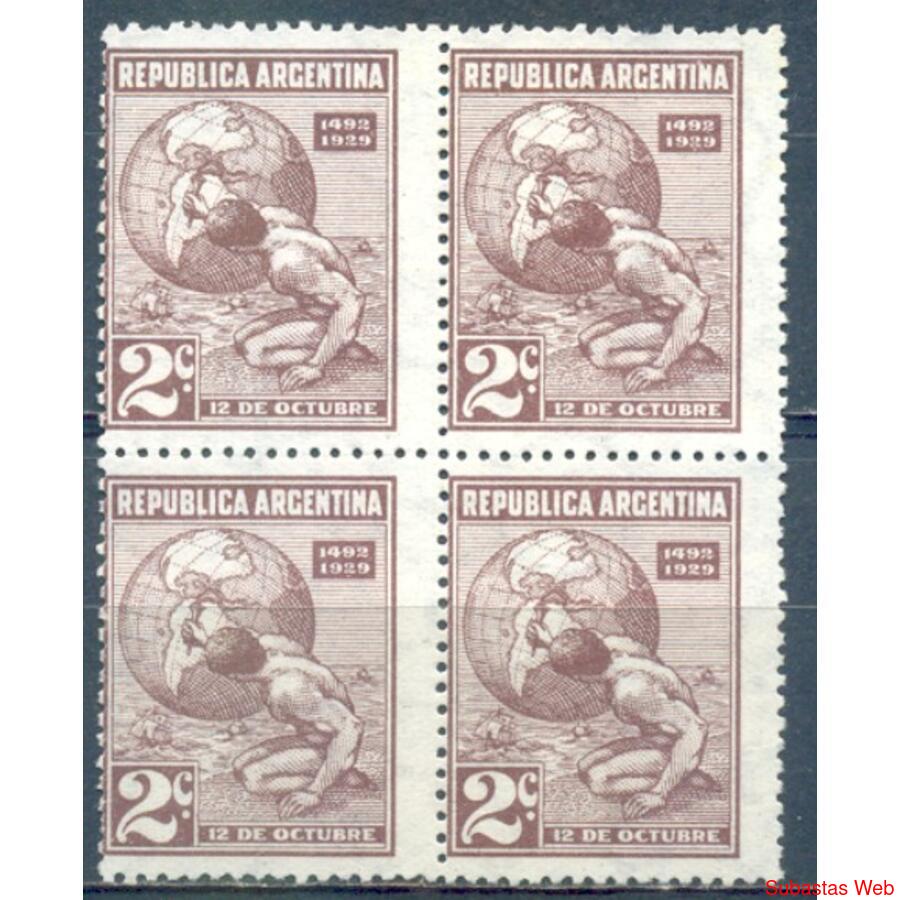 ARGENTINA GJ657 *DÍA DE LA RAZA* BUEN CUADRITO NUEVO U$7.20
