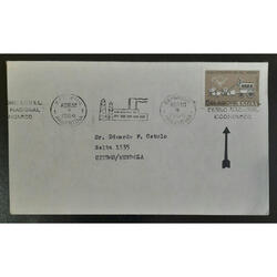 ARGENTINA 1964 MAGNIFICO SOBRE CON BANDELETA CENSO NACIONAL