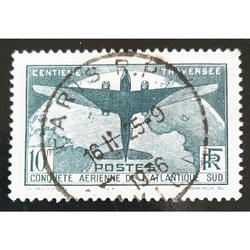 FRANCIA. Sc. C17. SELLO AÉREO CON ALTÍSIMO VALOR CAT.  U$145