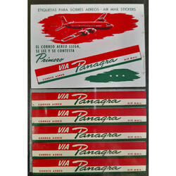 ANTIGUO CARNET MINT CON ETIQUETAS **VÍA PANAGRA** TREMENDO!!