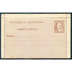 ARGENTINA 1888. CARTA POSTAL GJCAP3 NUEVA JUÁREZ CELMAN