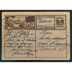 AUSTRIA 1921. HERMOSO ENTERO POSTAL POST-KARTE A BERLÍN