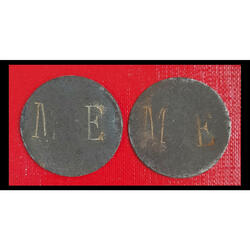 ARGENTINA. 2 ANTIGUAS *FICHAS DE ESTANCIA* PARA ESQUILA. VER