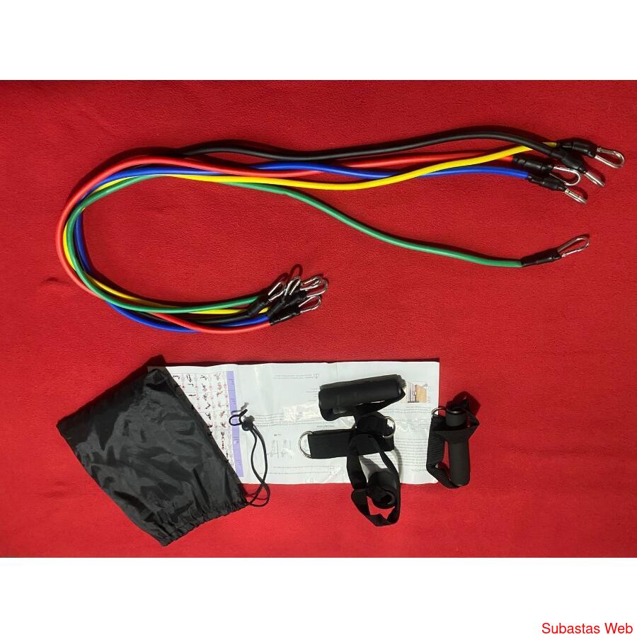 Kit Gimnasia Soga Elastica Y Varios Usado Opilarsur Negro (U