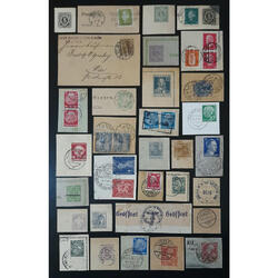 ALEMANIA & AUSTRIA. LOTE DE ESQUINAS CORTADAS *CUT CORNERS*