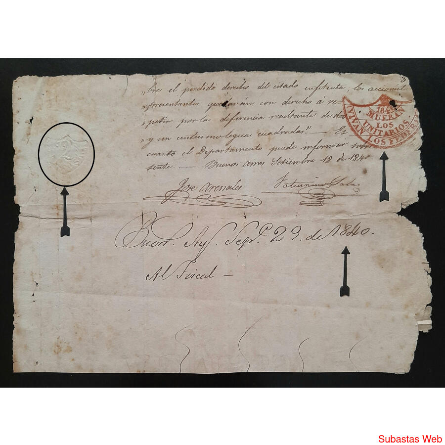 ***1840 MUERAN LOS UNITARIOS - VIVAN LOS FEDERALES***